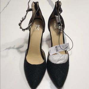 NY&Co. Black Stiletto with Embellished Strap